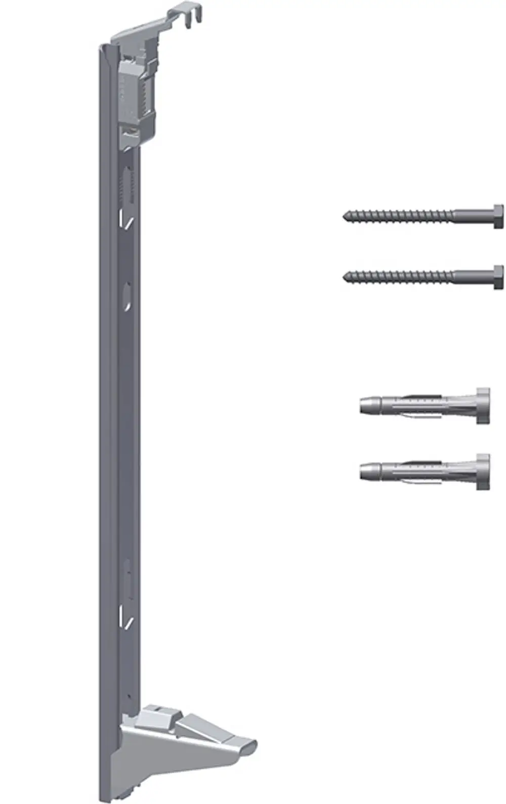Kermi Wandschiene BH 750mm für Flachheizkörper inkl. Schrauben und Dübel